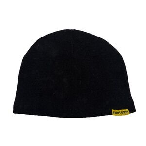Firm Grip Mens Black Knit Beanie Hat Skull Cap Workwear One Size Winter Warm